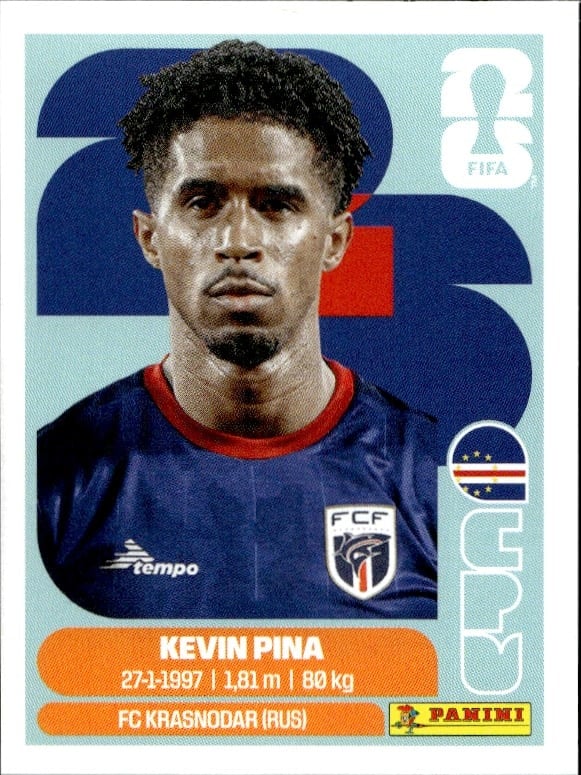 2026 Panini Fifa World Cup Kevin Pina #CPV 10 soccer trading card front