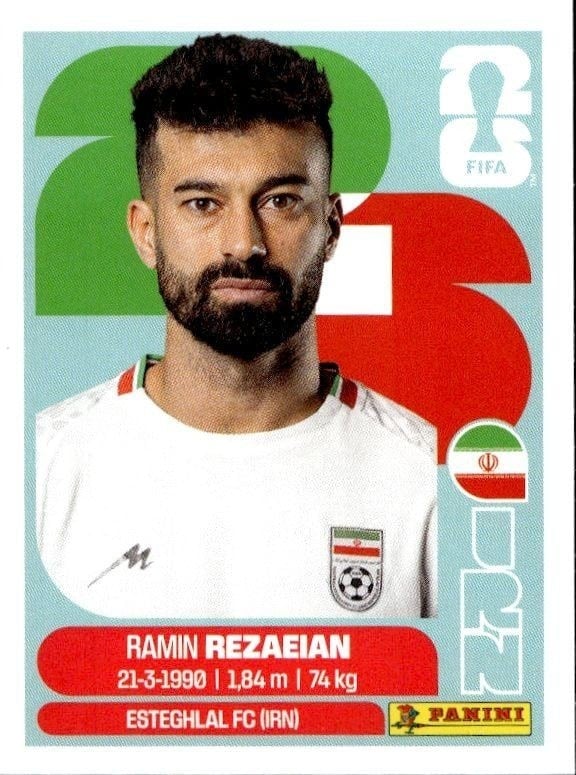 2026 Panini FIFA World Cup Ramin Rezaeian #IRN 7 trading card