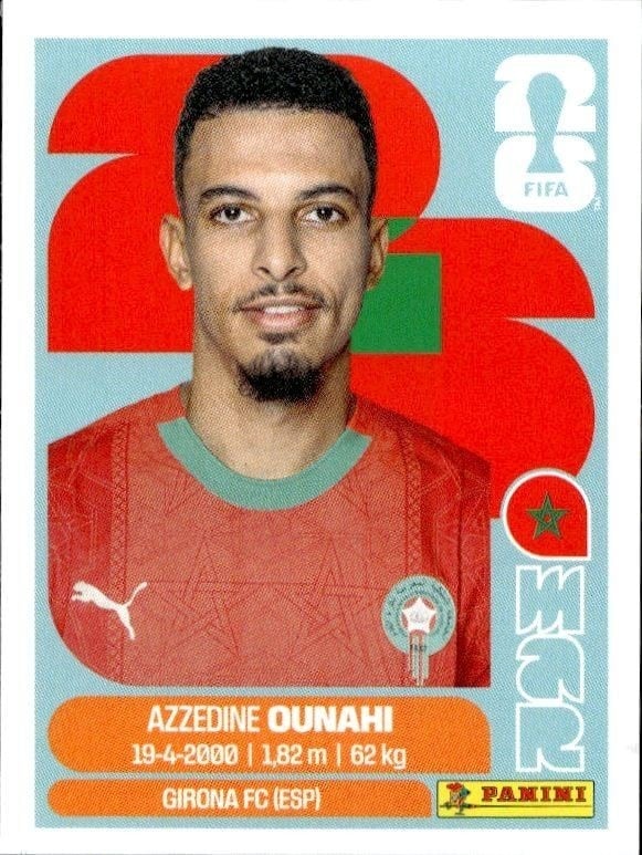 2026 Panini FIFA World Cup Azzedine Ounahi #MAR 11 trading card