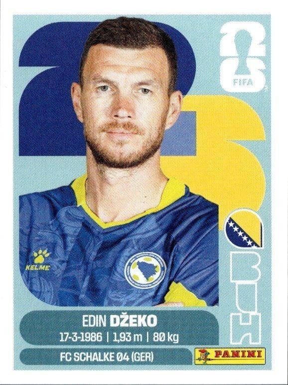 2026 Panini FIFA World Cup Edin Džeko #BIH 18 trading card
