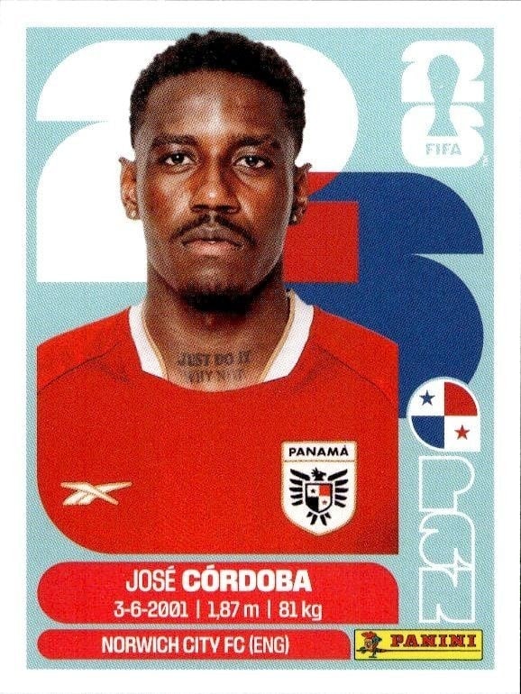 2026 Panini FIFA World Cup Jose Cordoba #PAN 8 trading card