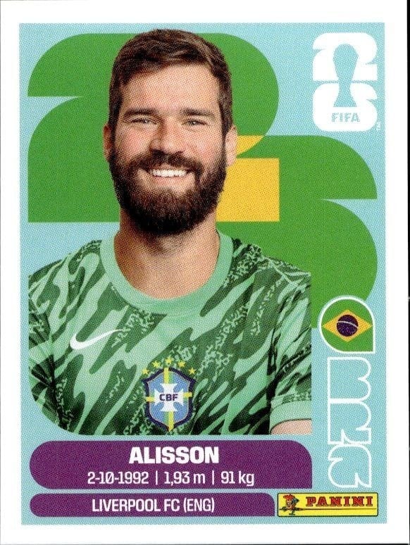 2026 Panini FIFA World Cup Alisson #BRA 2 trading card