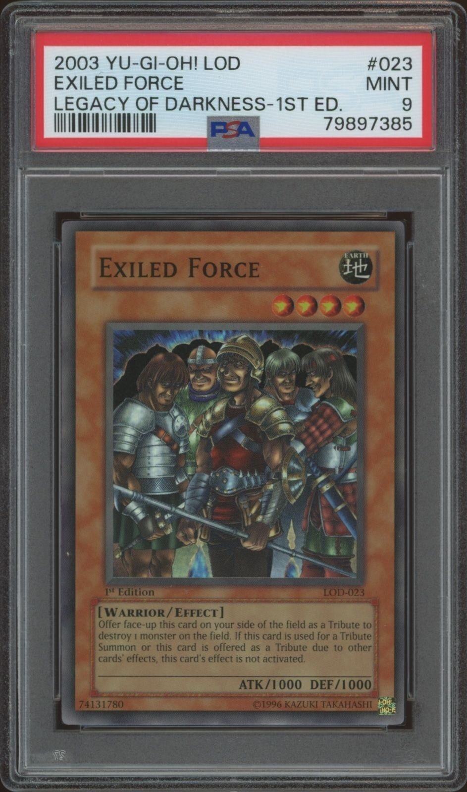 2003 Yu-Gi-Oh! Legacy of Darkness Exiled Force #LOD-023 Yu-Gi-Oh! card front