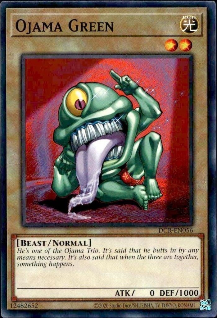 2023 Yu-Gi-Oh Dark Crisis Ojama Green #DCR-EN056 trading card