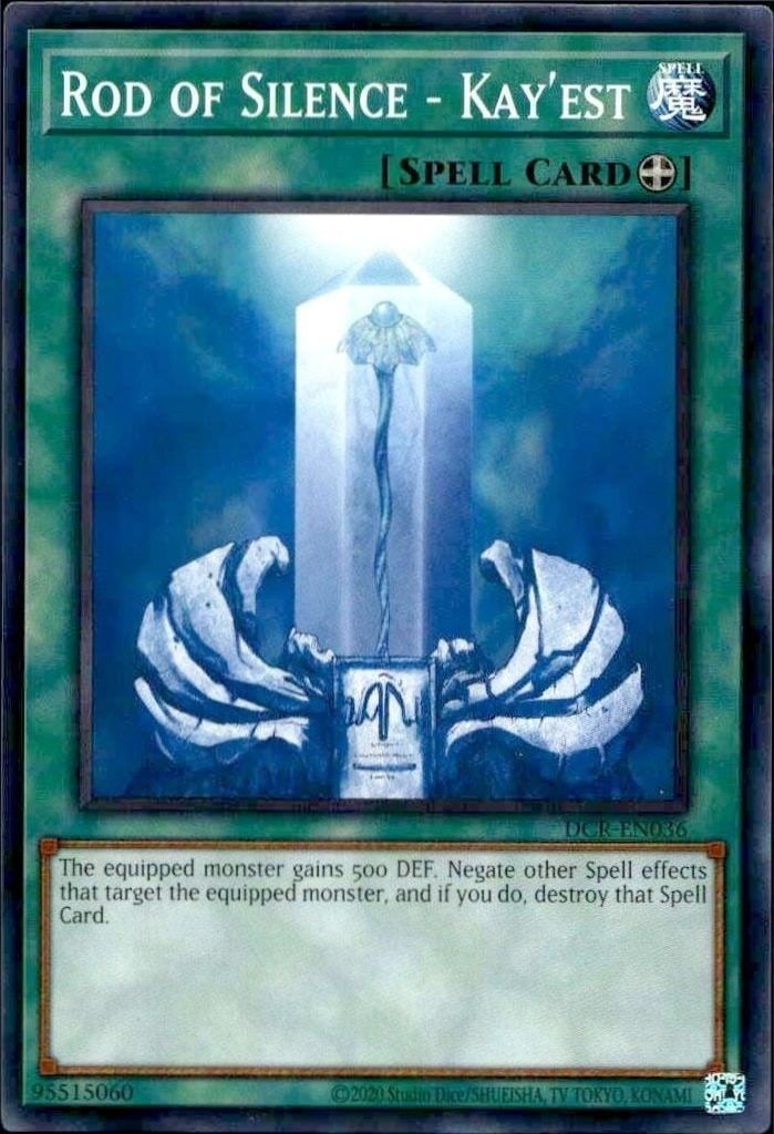2023 Yu-Gi-Oh Dark Crisis Rod of Silence - Kay'est #DCR-EN036 trading card