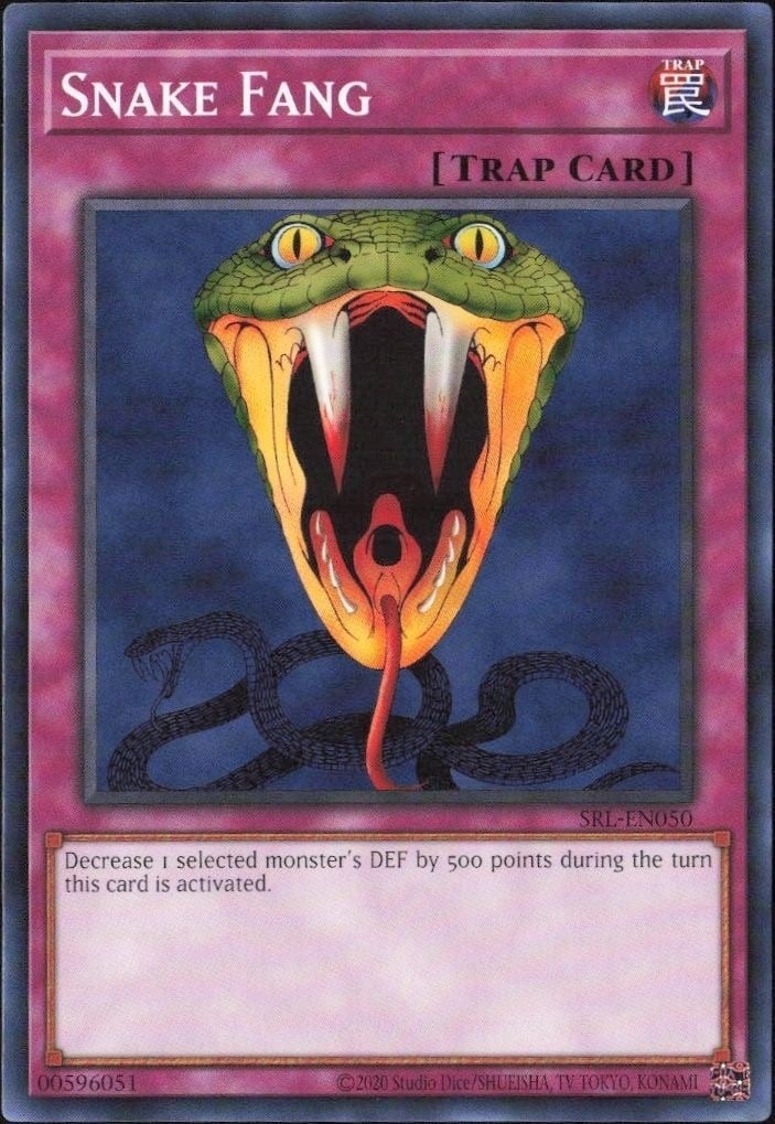 2023 Yu-Gi-Oh Spell Ruler Snake Fang #SRL-EN050 trading card