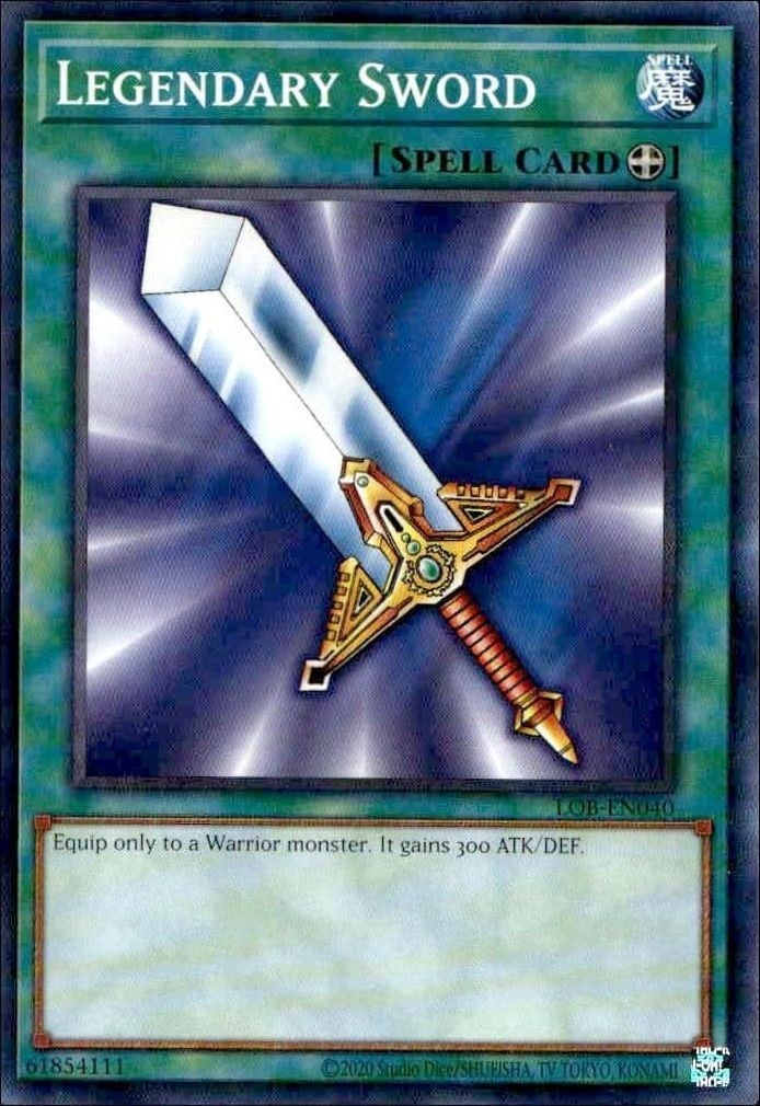 Legendary Sword 2023 Yu-Gi-Oh! Legend of Blue Eyes White Dragon #LOB-EN040 Yu-Gi-Oh! Card - Front 2023 Yu-Gi-Oh! Legend of Blue Eyes White Dragon Legendary Sword #LOB-EN040 Yu-Gi-Oh! card front