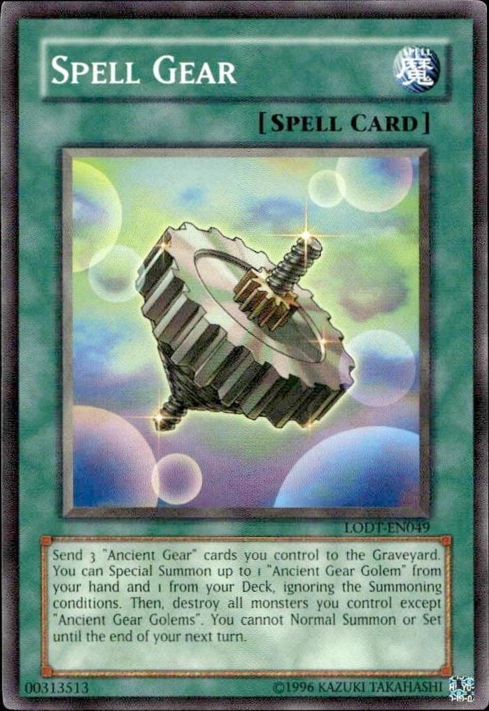 2003 Yu-Gi-Oh Dark Crisis Spell Reproduction #DCR-EN083 trading card