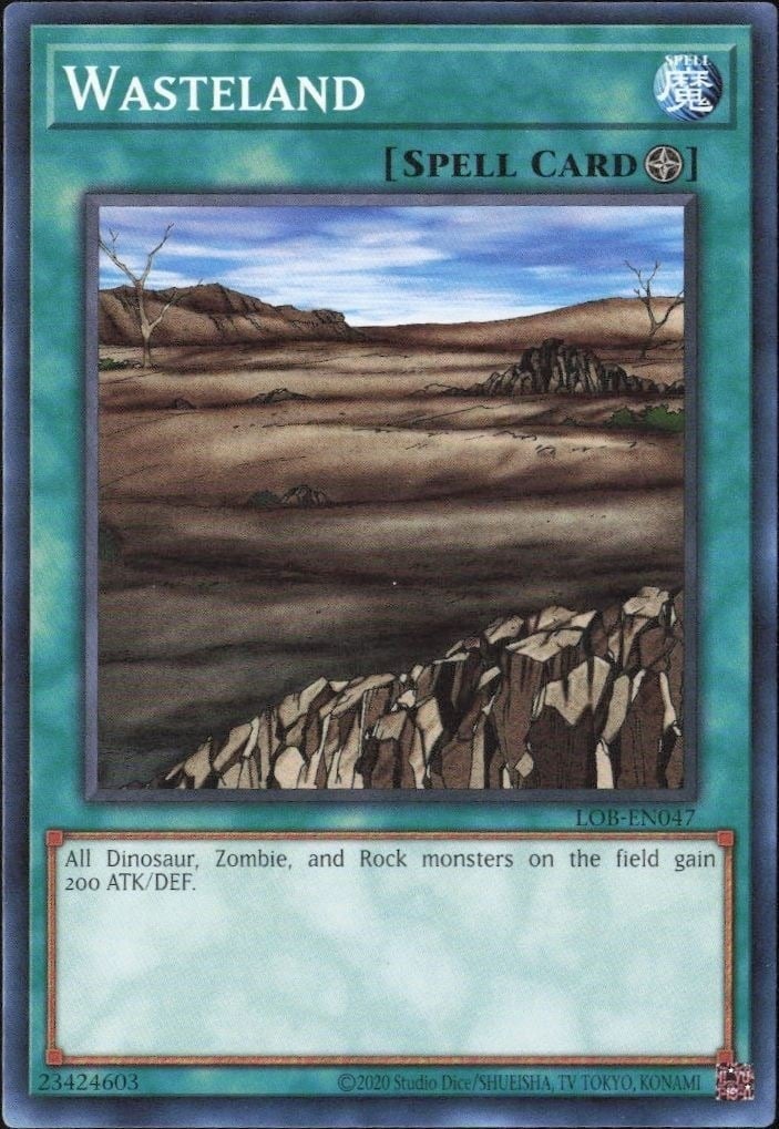 2023 Yu-Gi-Oh Legend of Blue Eyes White Dragon Wasteland #LOB-EN047 trading card
