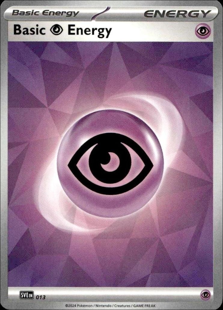 2023 Pokémon Prismatic Evolutions Basic Psychic Energy #013/131 trading card