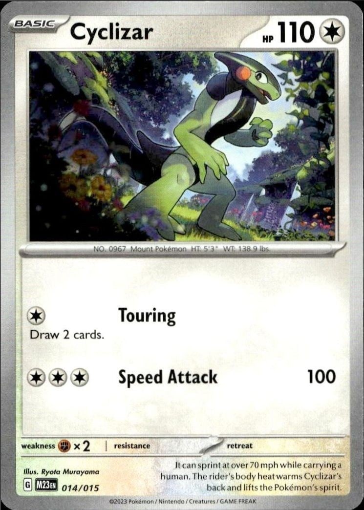2023 Pokémon McDonald's Collection Cyclizar #014/015 trading card