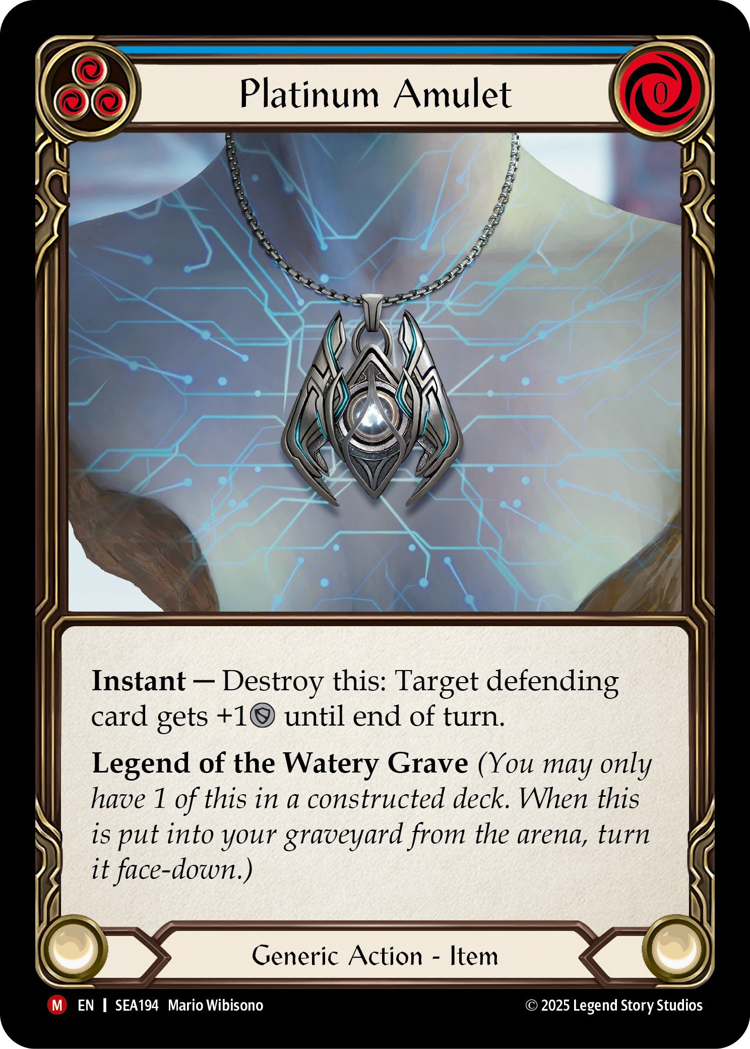 Platinum Amulet - Image 1