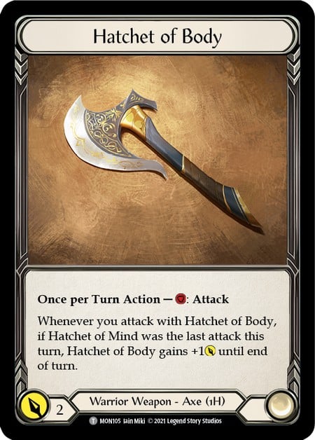 Hatchet of Body - Image 1