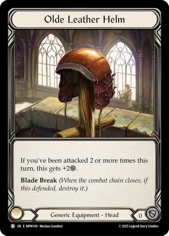 Olde Leather Helm - Image 1