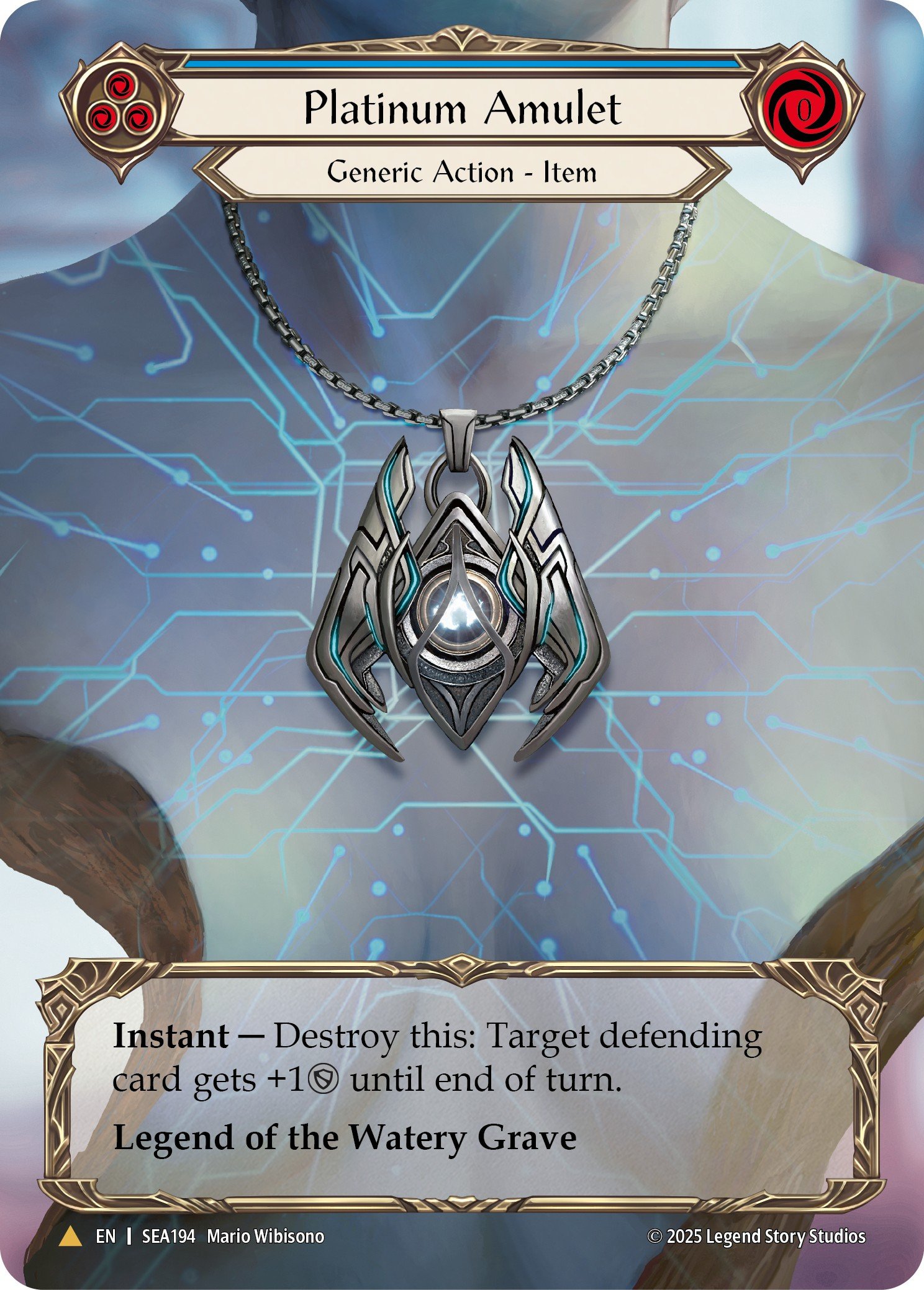 Platinum Amulet - Image 1