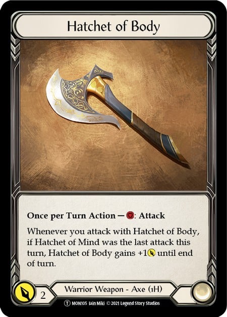 Hatchet of Body - Image 1