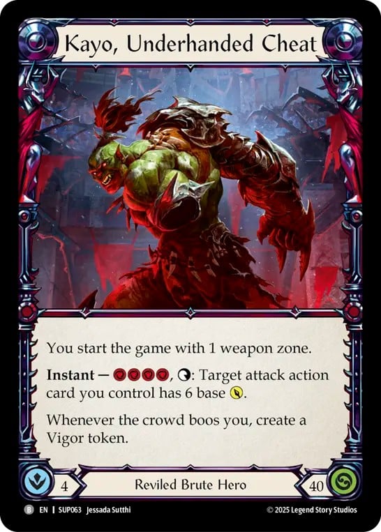Kayo, Underhanded Cheat - Image 1