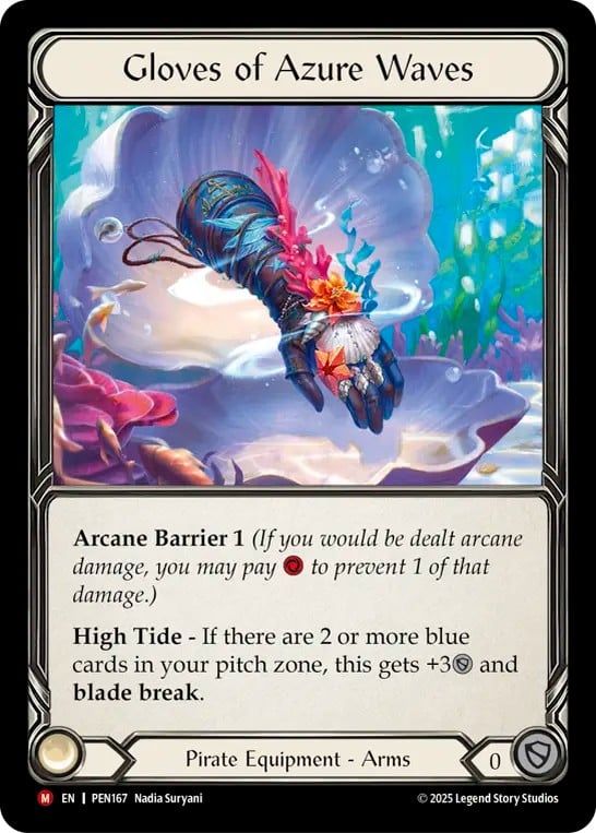 Gloves of Azure Waves - Image 1