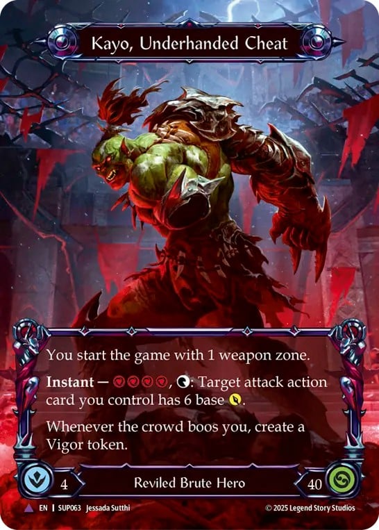 Kayo, Underhanded Cheat - Image 1
