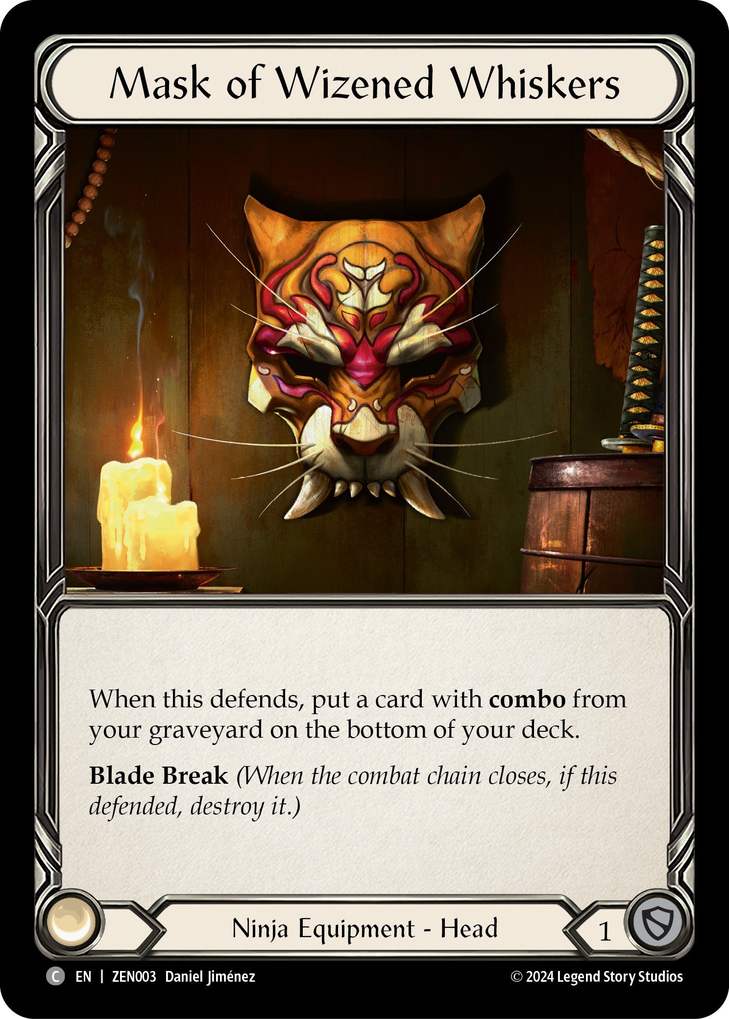 Mask of Wizened Whiskers - Image 1