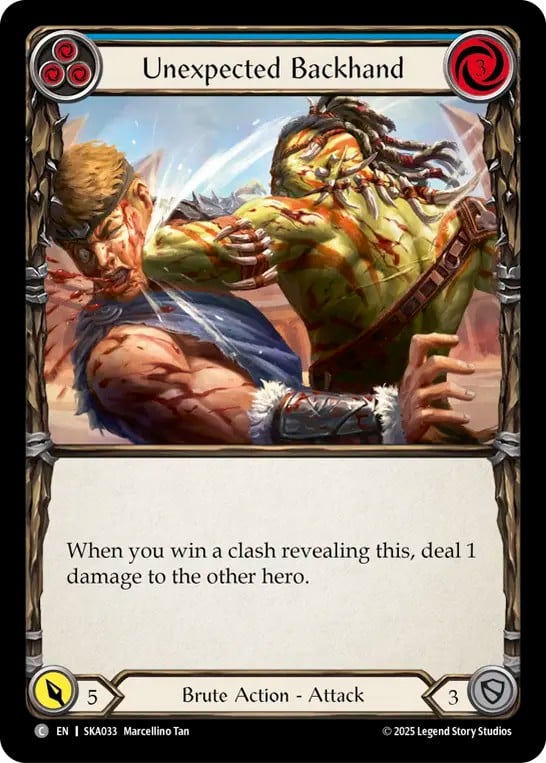 Unexpected Backhand - Image 1