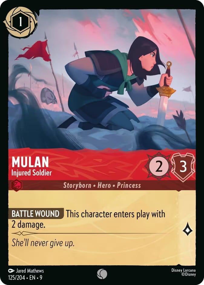 Mulan - Injured Soldier - Image 1
