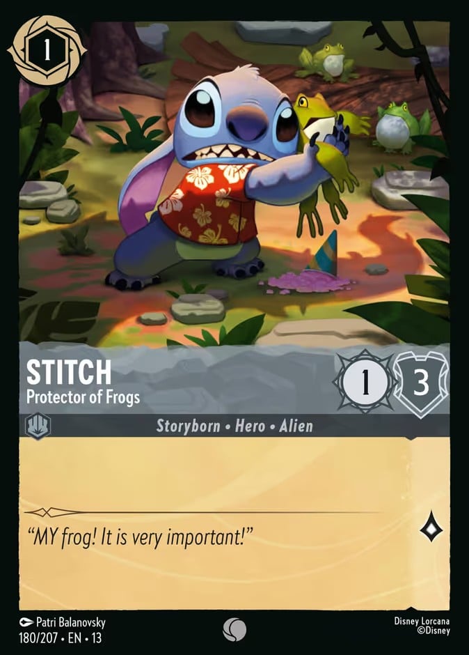Stitch - Protector of Frogs - Image 1