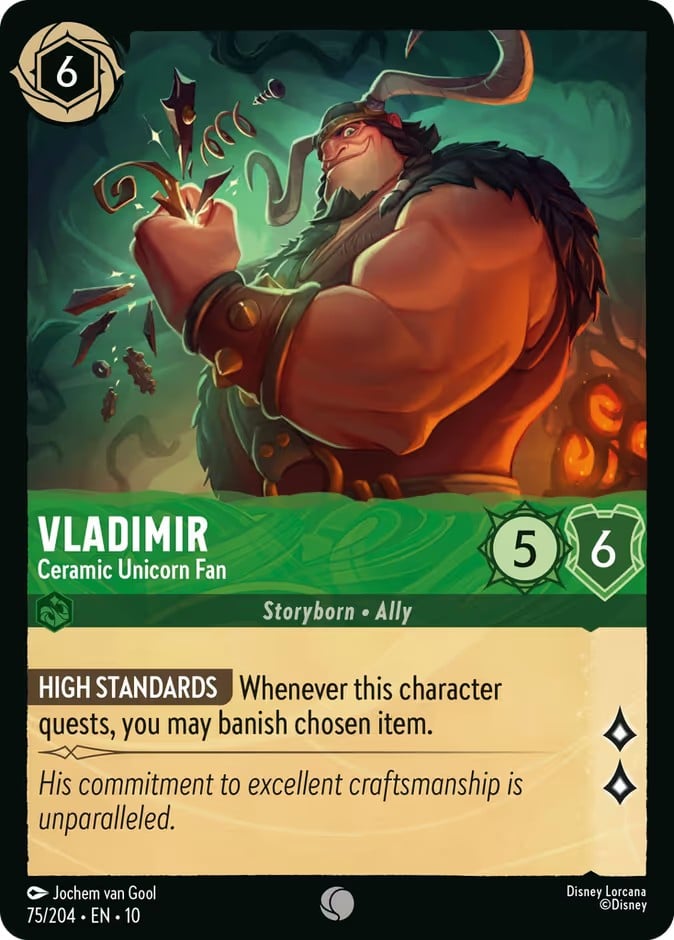 Vladimir - Ceramic Unicorn Fan - Image 1