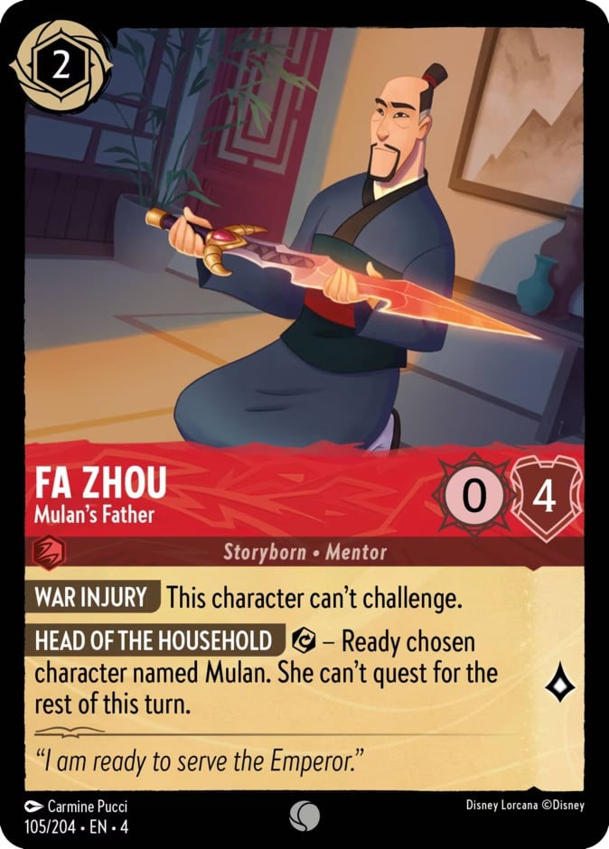Fa Zhou - Mulan's Father - Image 1