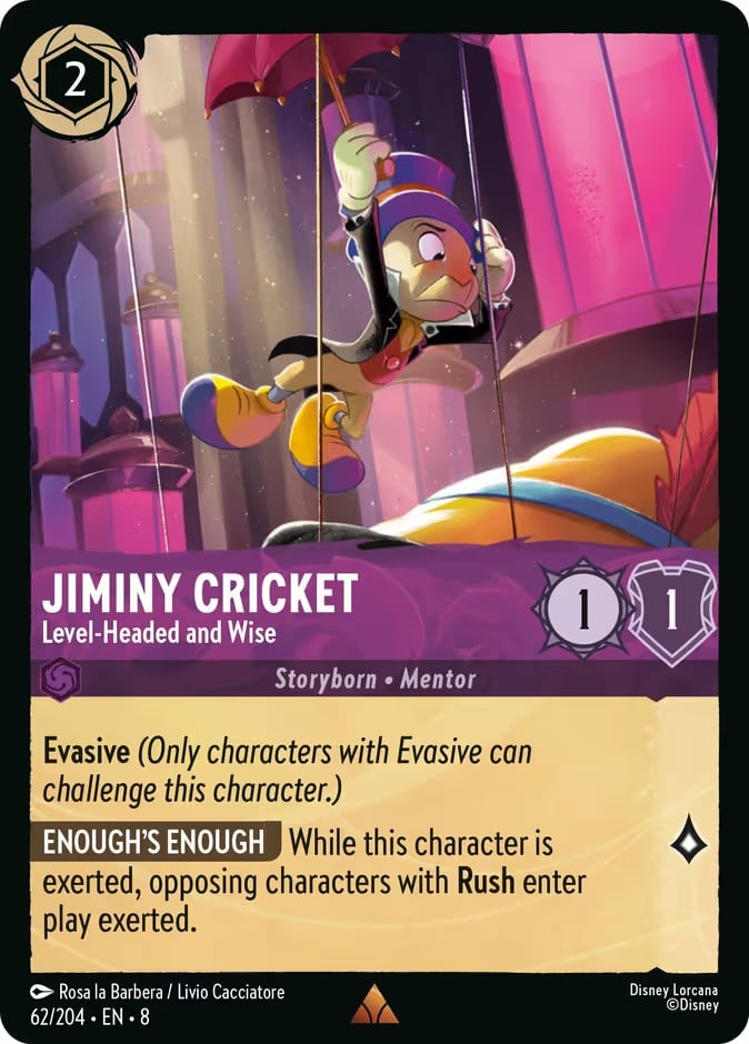 Jiminy Cricket - Level-Headed and Wise - Image 1