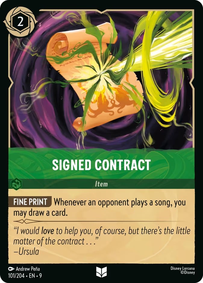 Signed Contract - Image 1