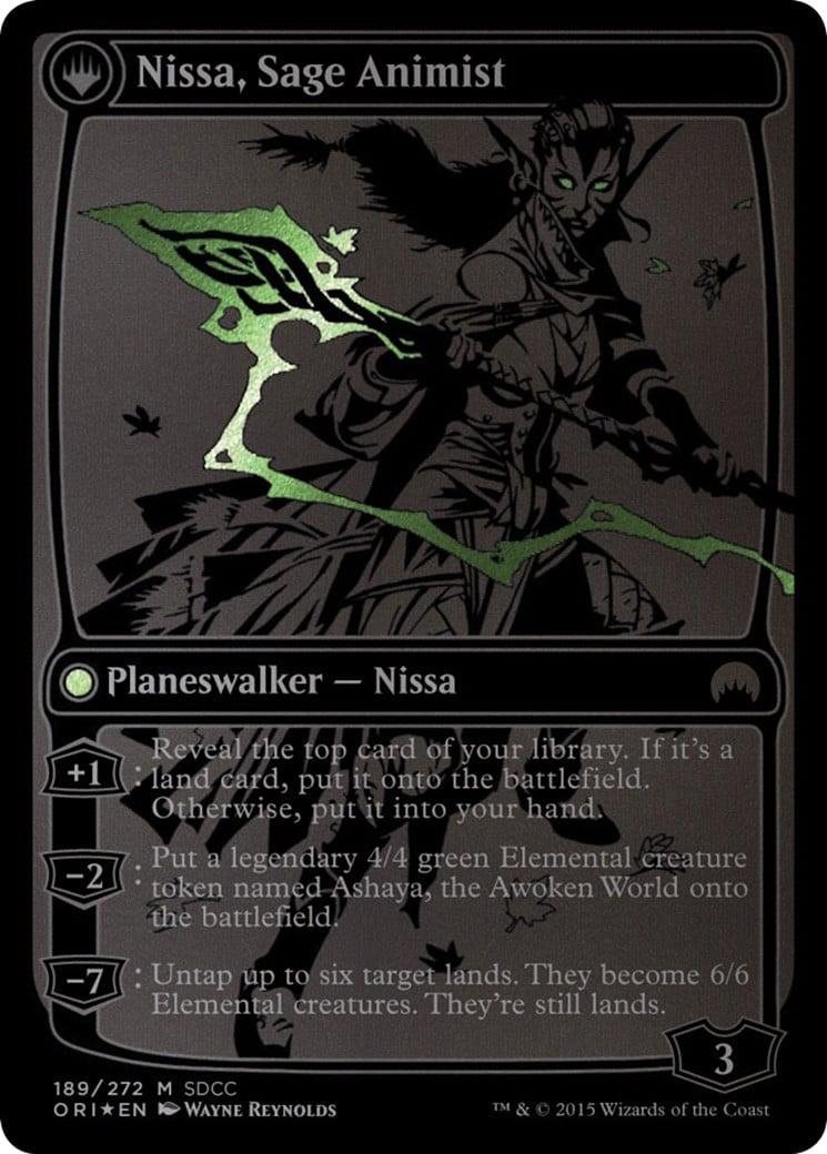 Nissa, Vastwood Seer // Nissa, Sage Animist thumbnail 2