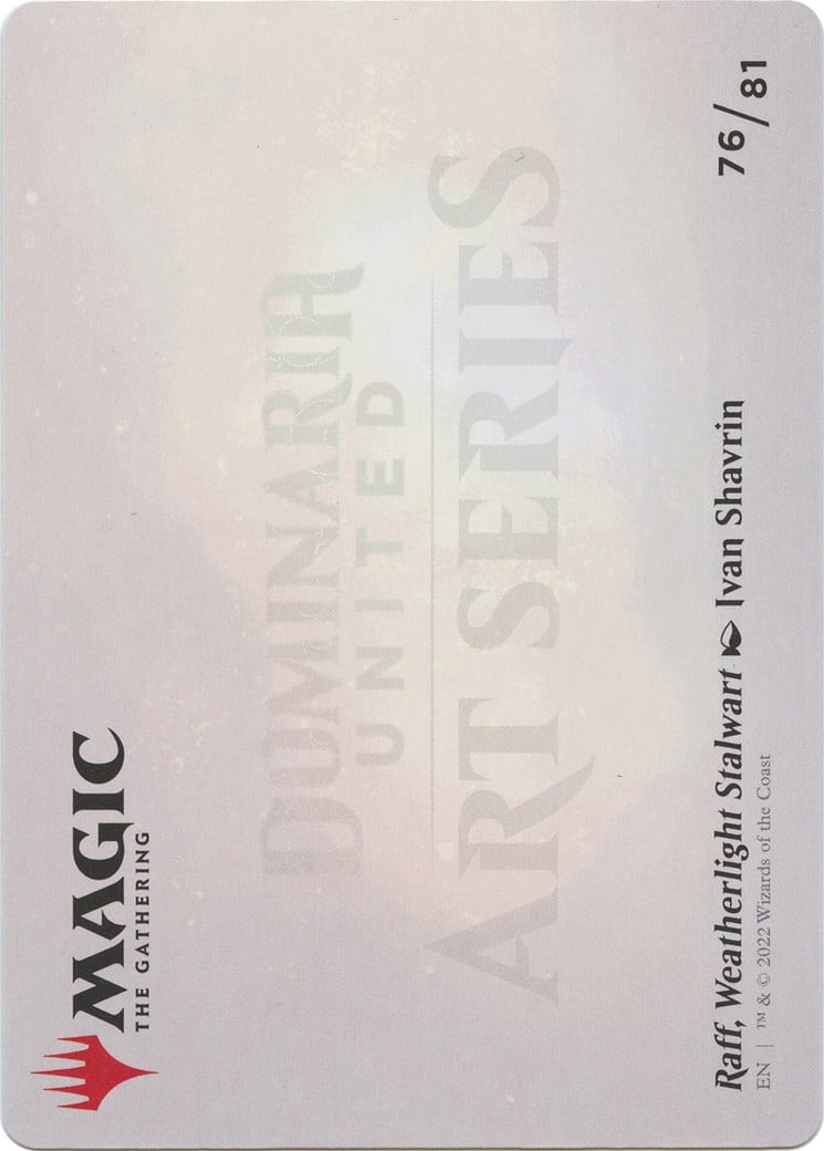 Raff, Weatherlight Stalwart // Raff, Weatherlight Stalwart thumbnail 2