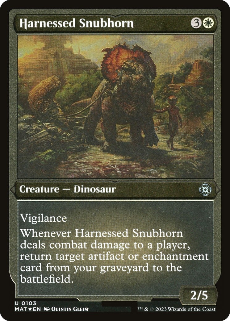 Harnessed Snubhorn - Image 1