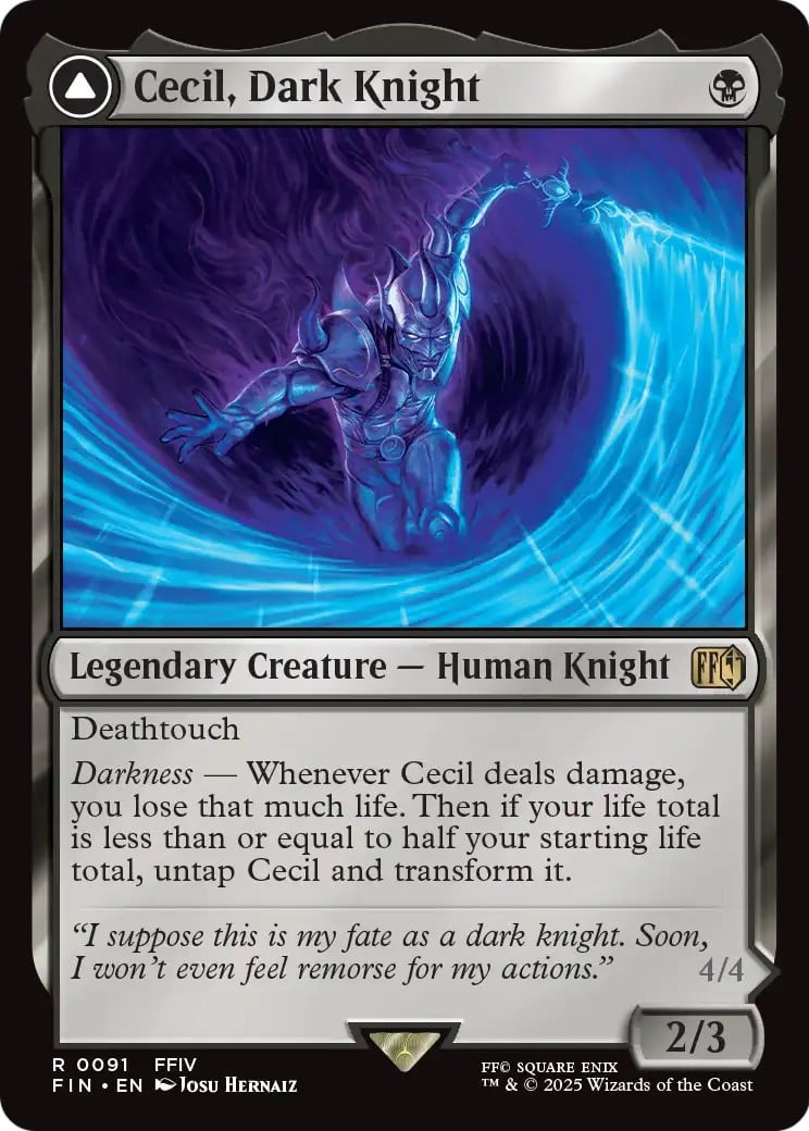 Cecil, Dark Knight // Cecil, Redeemed Paladin - Image 1