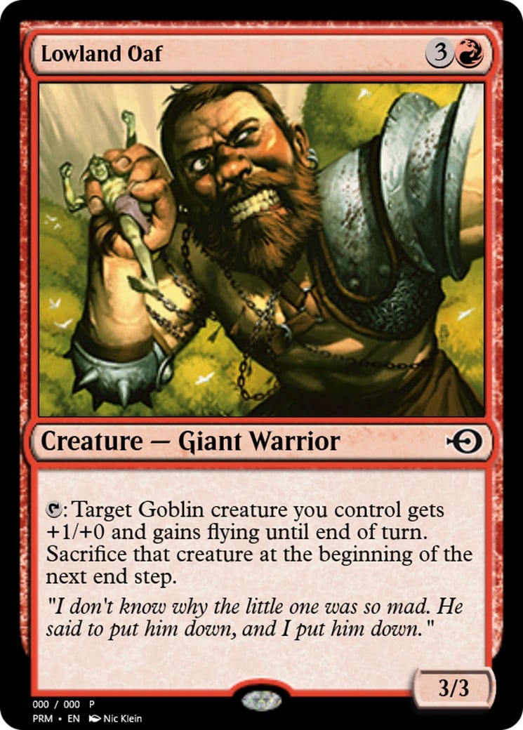 Lowland Oaf - Image 1