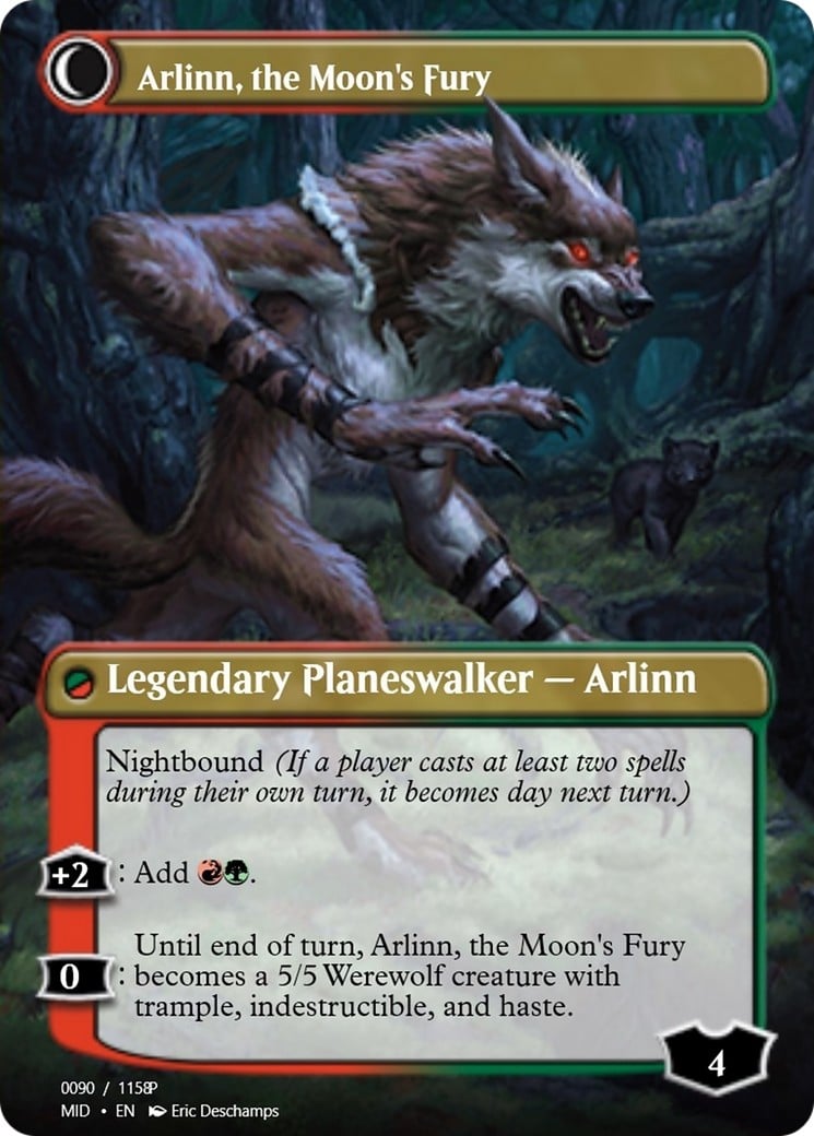 Arlinn, the Pack's Hope // Arlinn, the Moon's Fury thumbnail 2