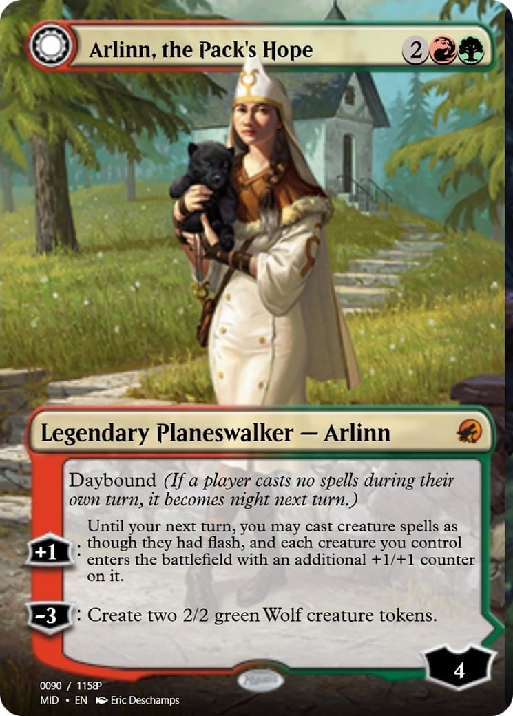 Arlinn, the Pack's Hope // Arlinn, the Moon's Fury - Image 1