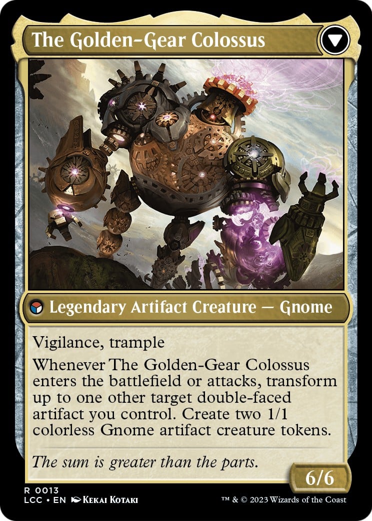 Tetzin, Gnome Champion // The Golden-Gear Colossus thumbnail 2
