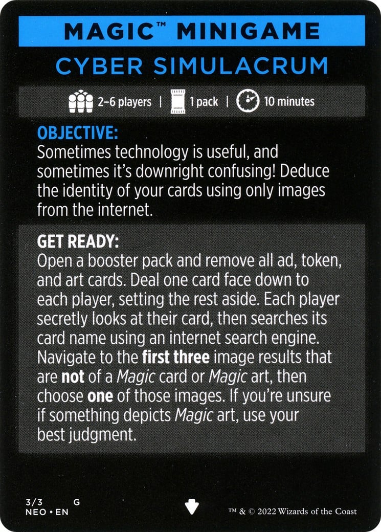 Cyber Simulacrum // Cyber Simulacrum (cont'd) - Image 1