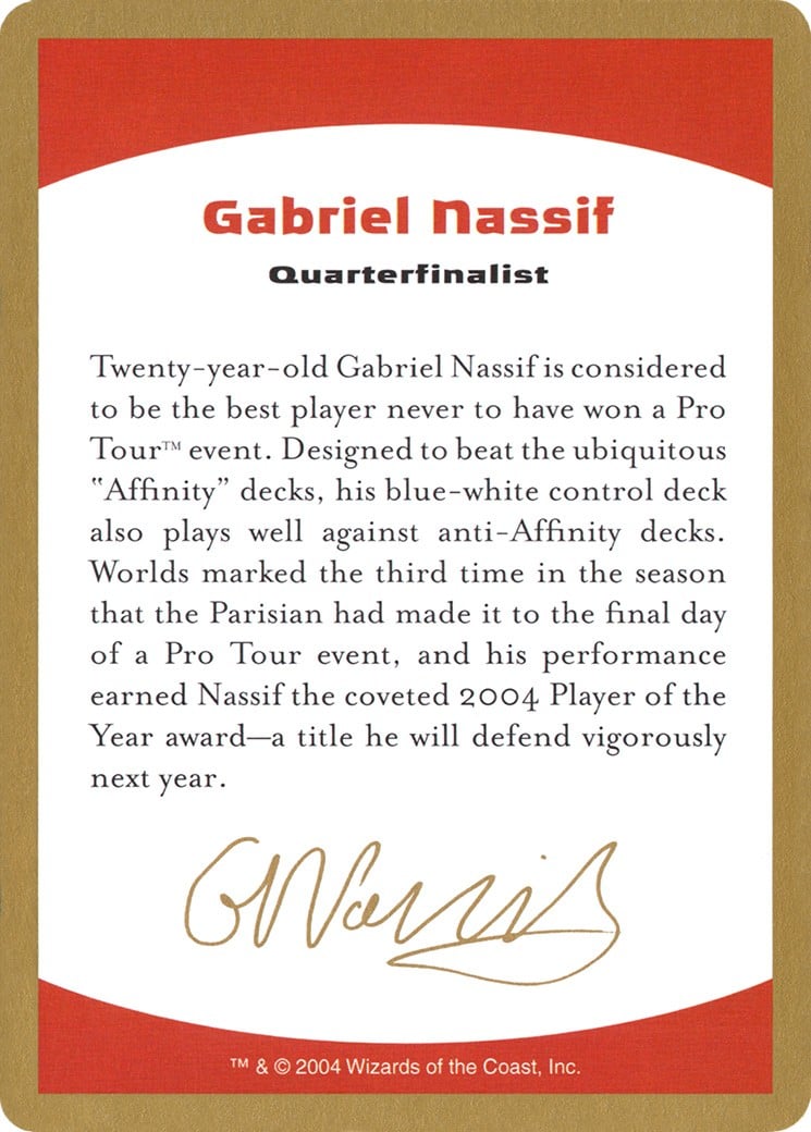 Gabriel Nassif Bio - Image 1