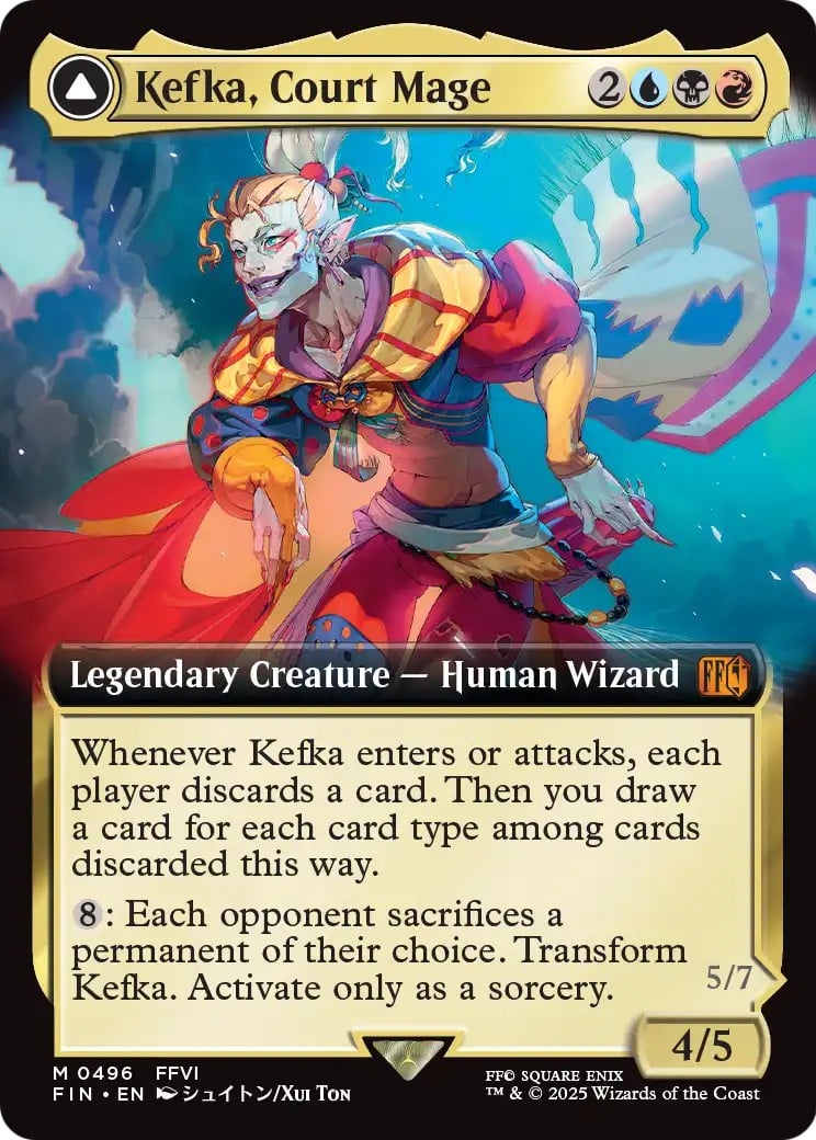 Kefka, Court Mage // Kefka, Ruler of Ruin - Image 1