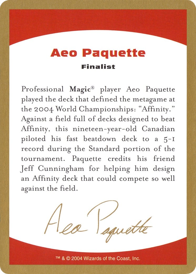 Aeo Paquette Bio - Image 1