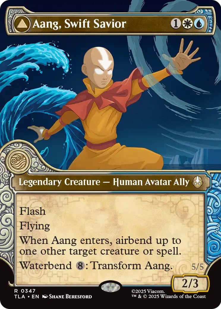 Aang, Swift Savior // Aang and La, Ocean's Fury - Image 1
