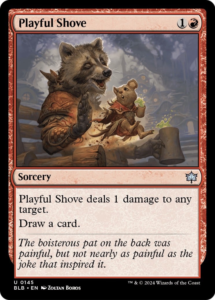 Playful Shove - Image 1