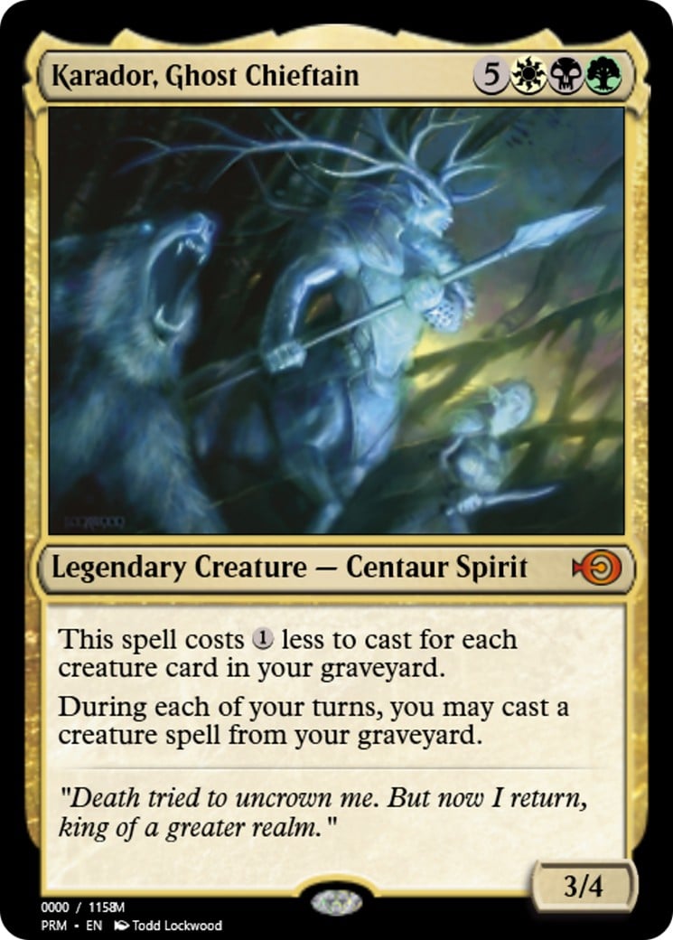 Karador, Ghost Chieftain - Image 1