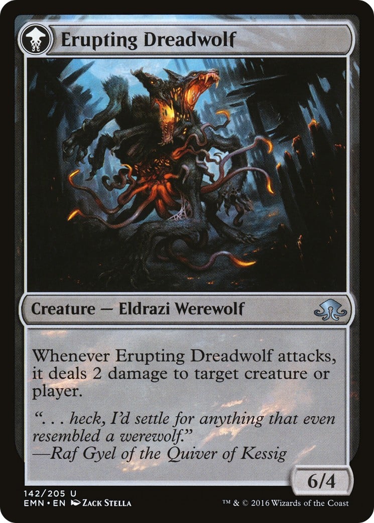 Smoldering Werewolf // Erupting Dreadwolf thumbnail 2