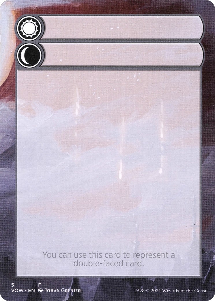 Double-Faced Substitute Card - Image 1