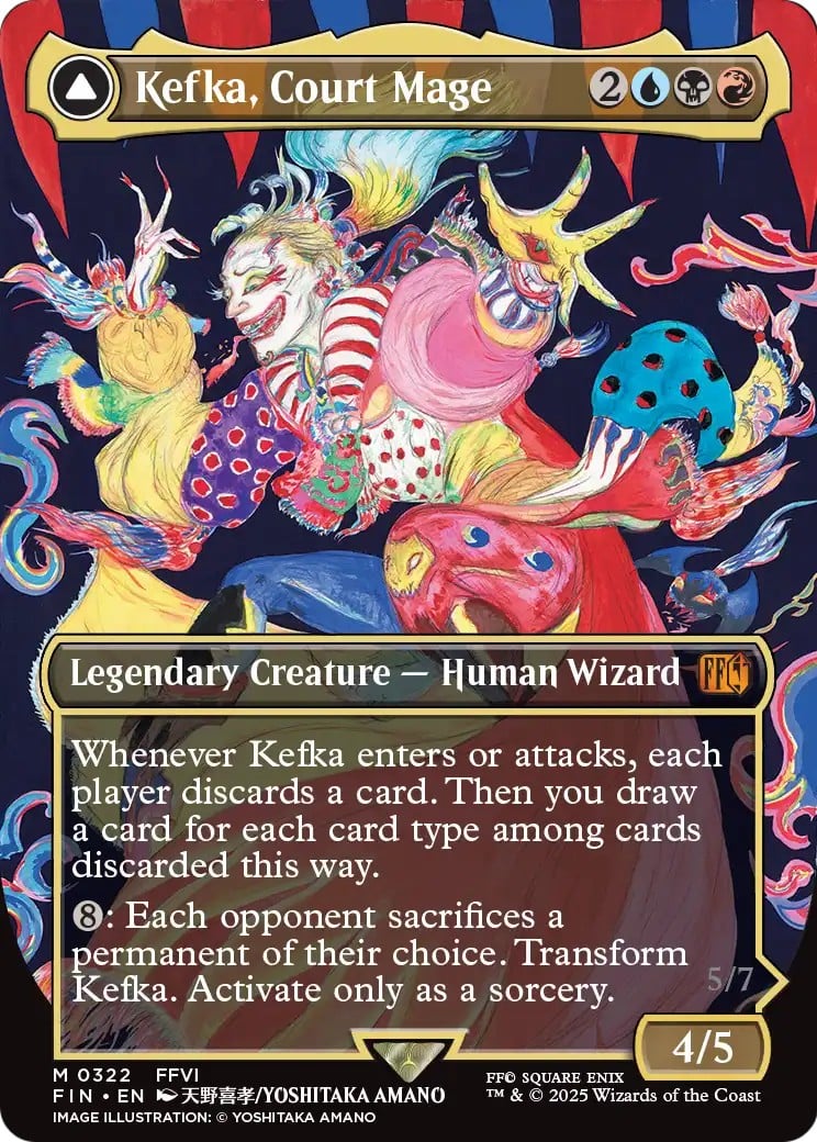 Kefka, Court Mage // Kefka, Ruler of Ruin - Image 1