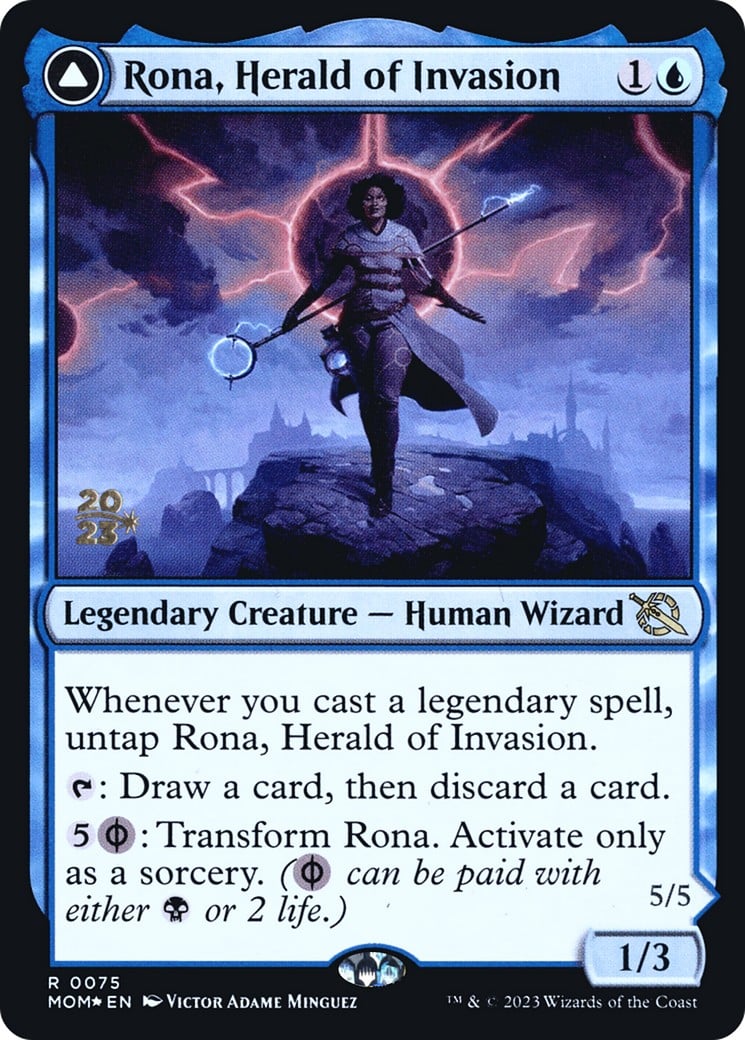 Rona, Herald of Invasion // Rona, Tolarian Obliterator - Image 1
